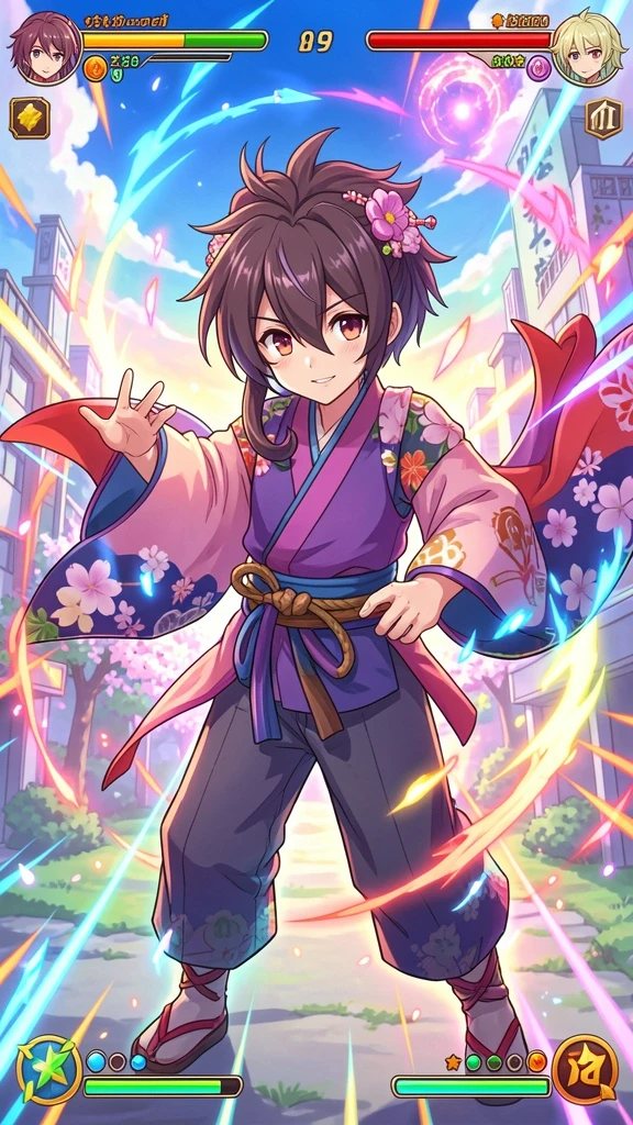 Karakter dengan animasi yang halus dan beragam.