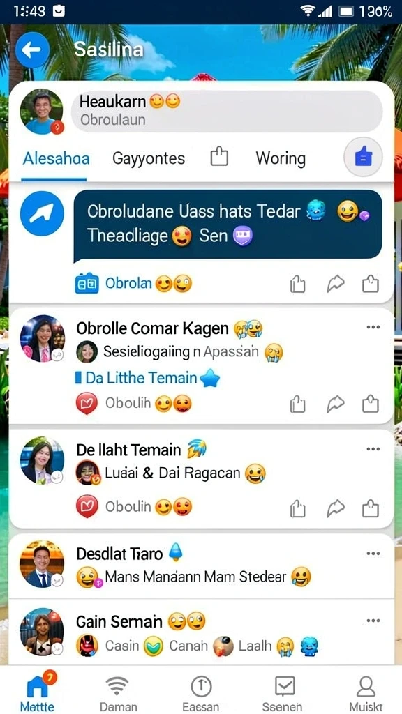 Tampilan antarmuka yang user-friendly.