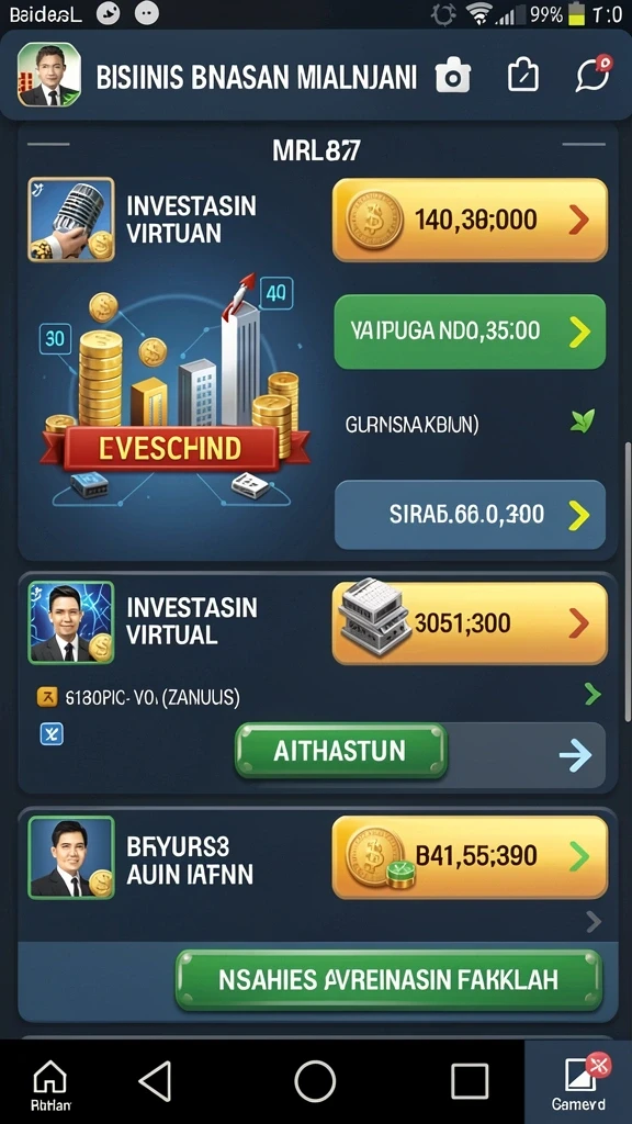 Grafis yang memukau meningkatkan pengalaman bermain game.