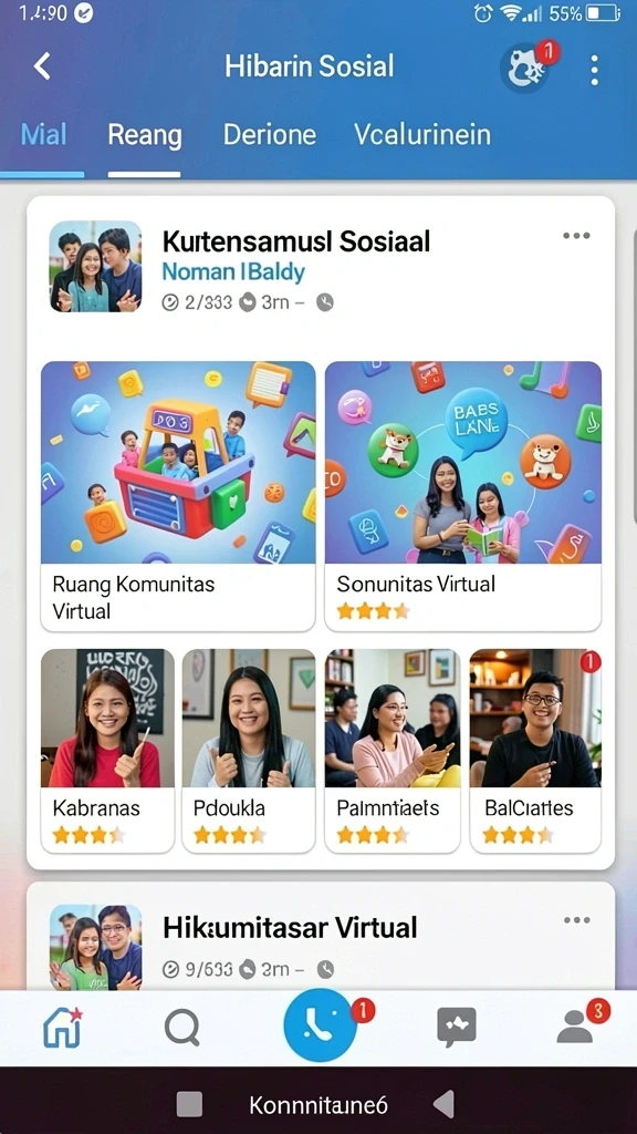 Pembaruan karakter dengan desain menarik.