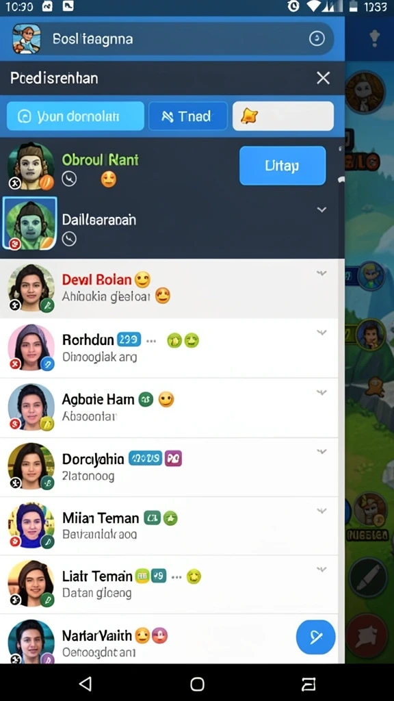 Tampilan antarmuka yang ramah pengguna.