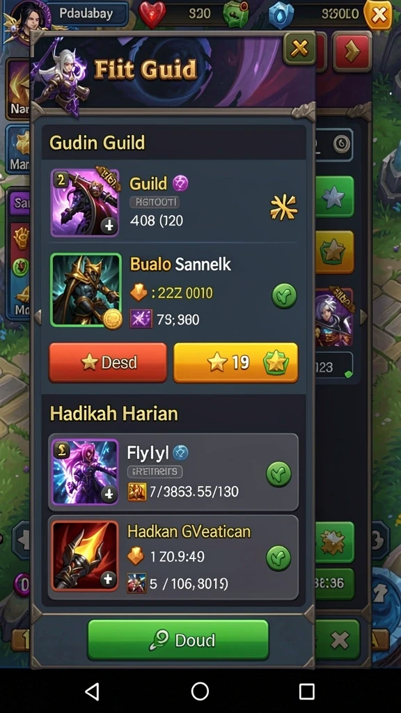 Tampilan grafis permainan slot yang menawan.