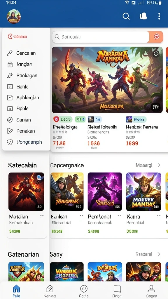 Mode kompetisi yang menghibur dan menantang.
