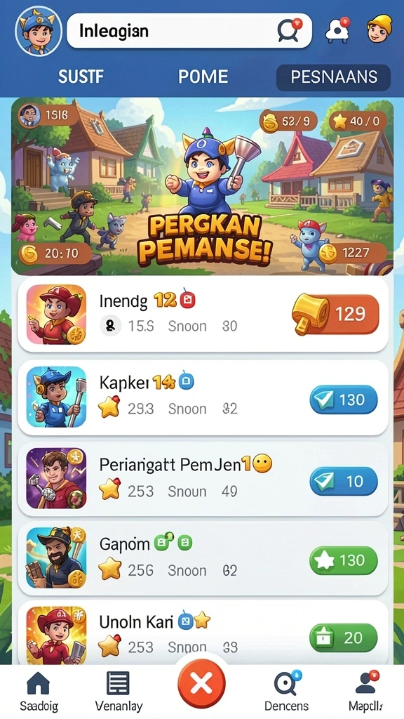 Tampilan antarmuka yang ramah pengguna.