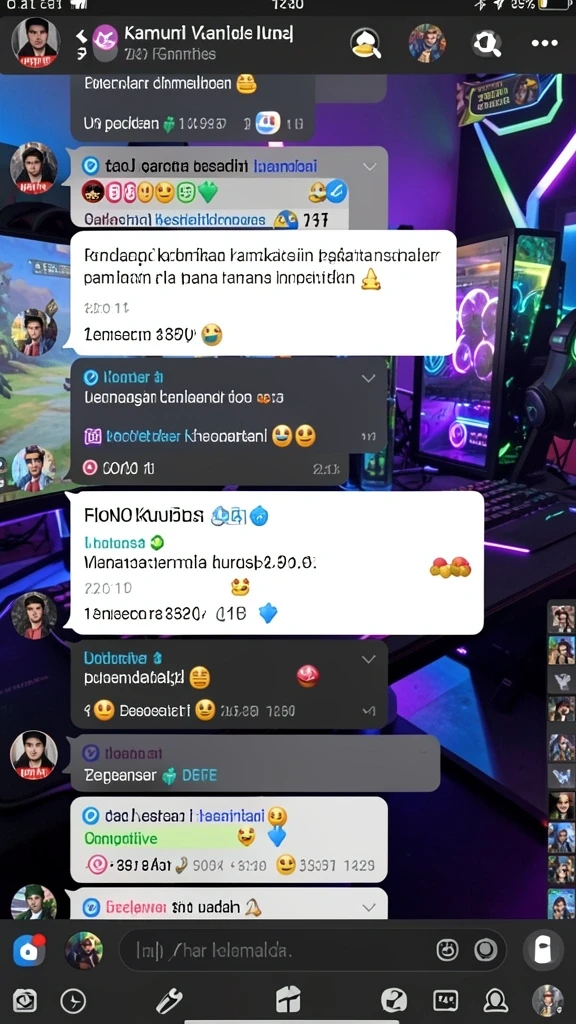 Grafis lingkungan yang indah dan menawan.