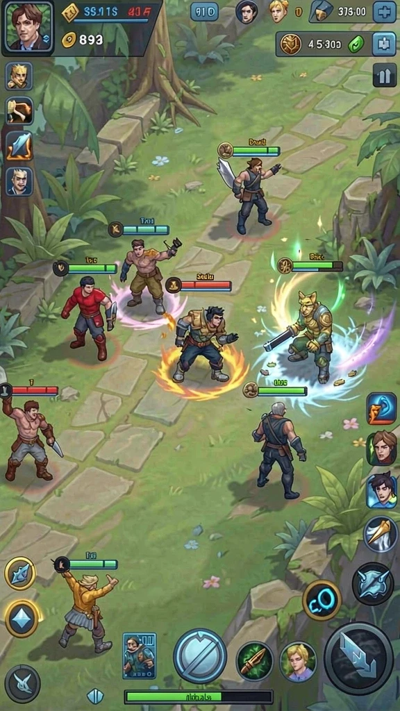 Screenshot menampilkan antarmuka permainan slot yang menarik.