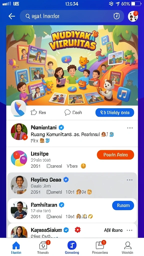Karakter-karakter unik yang bisa dipilih oleh pemain.