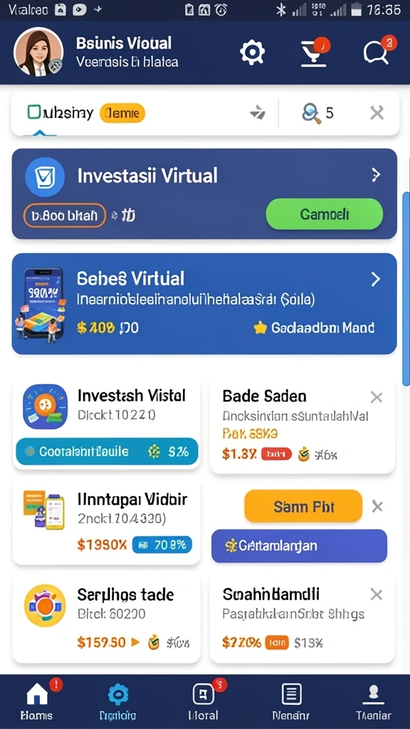 Fitur interaktif untuk berbincang dengan pemain lain.