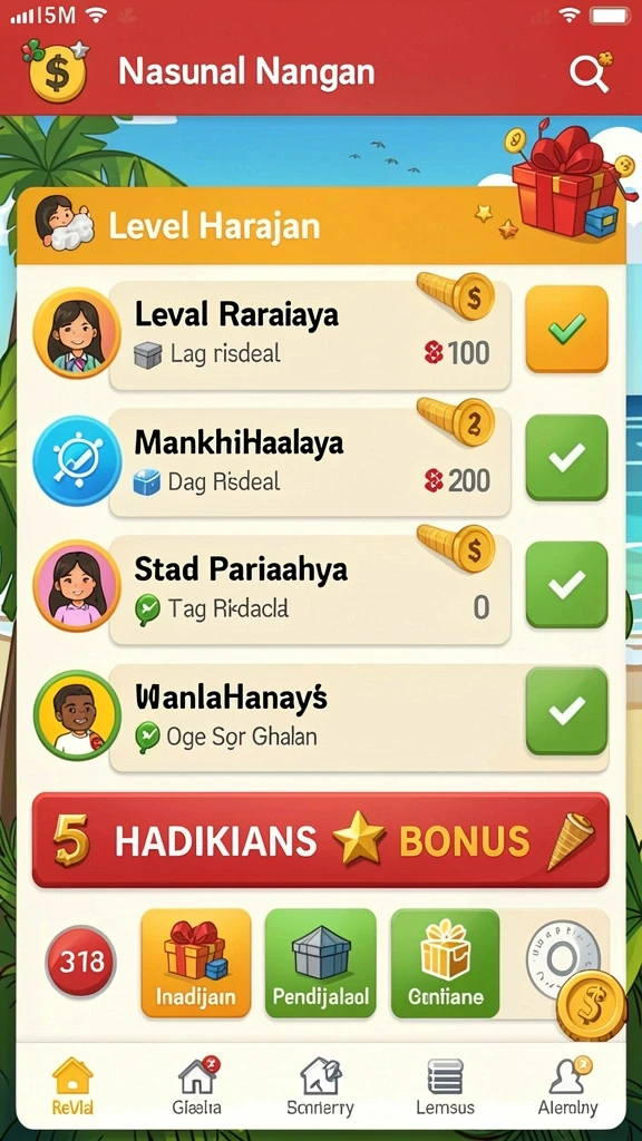 Level baru yang menantang dan menarik untuk dijelajahi.