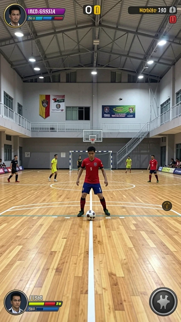 Tampilan karakter yang unik dan menarik.