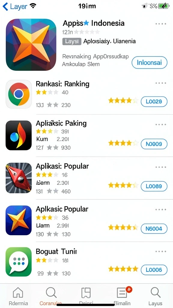 Tampilan antarmuka yang intuitif dan menarik.