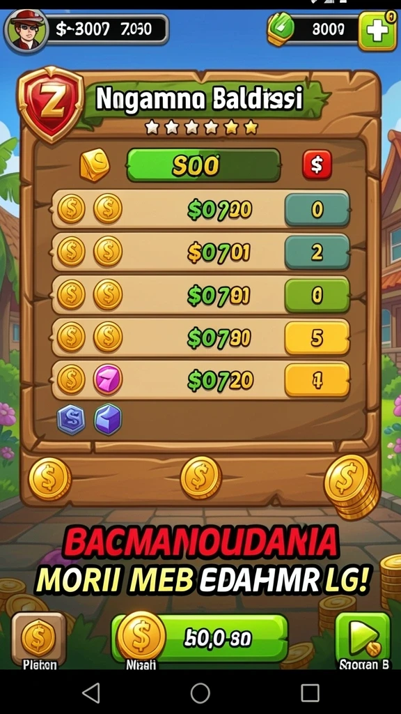 Screenshot yang menampilkan berbagai permainan slot yang menarik.