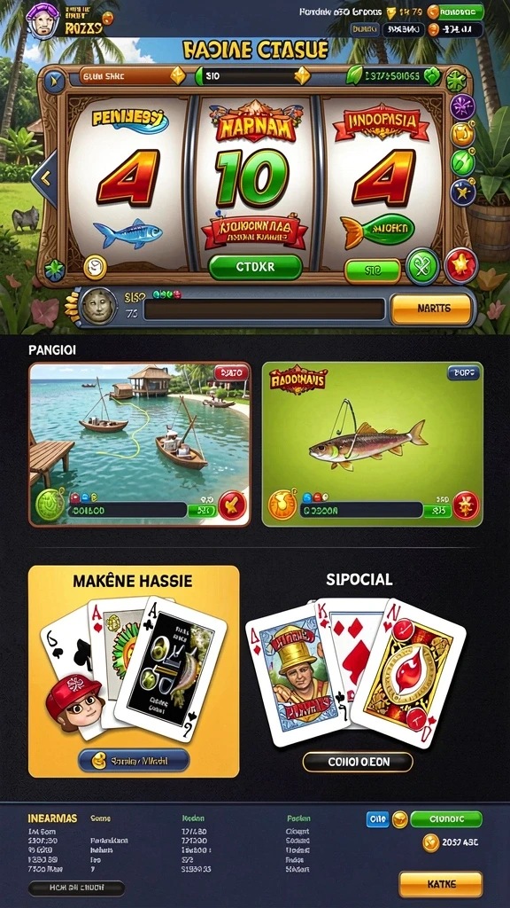 Screenshot level baru yang hadir di NABUNG77.