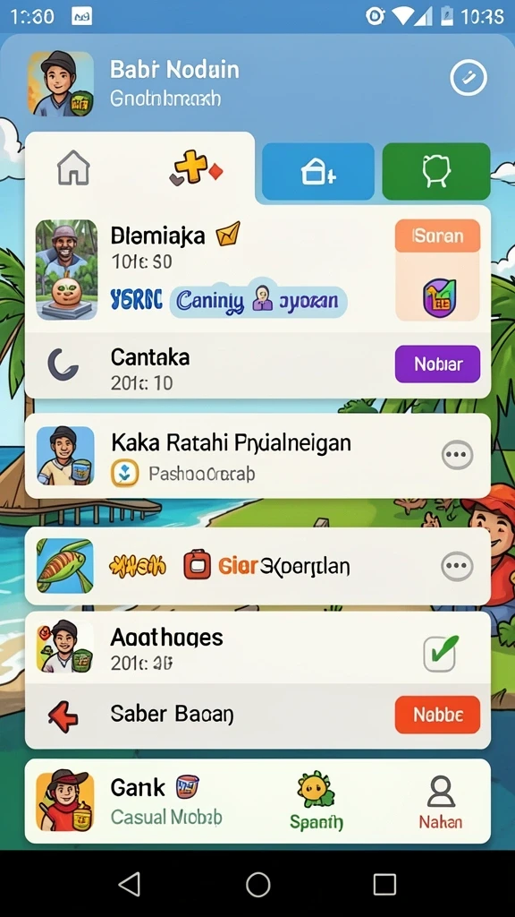 Screenshot menampilkan antarmuka utama PUSAT303 yang menarik.