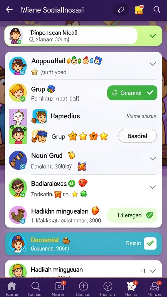 Fitur bonus harian yang menggiurkan untuk pengguna.