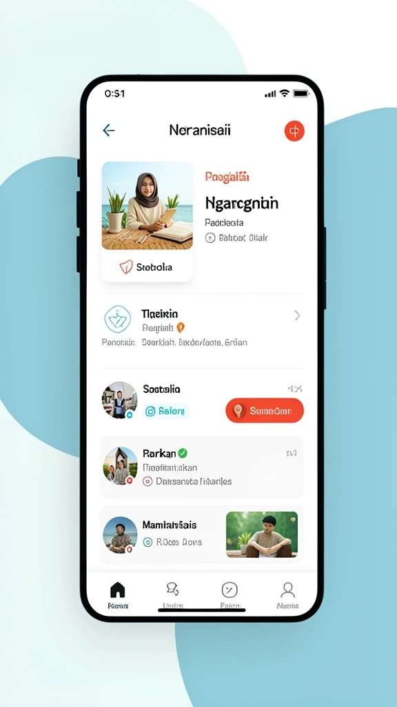 Tampilan antarmuka yang user-friendly.