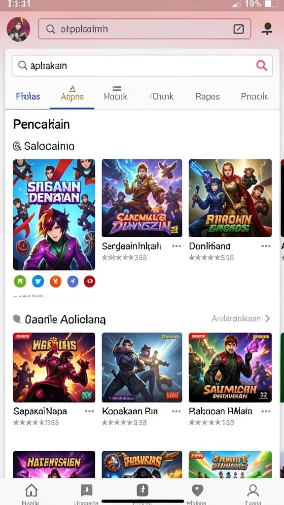 Tampilan antarmuka yang menarik dan mudah digunakan.