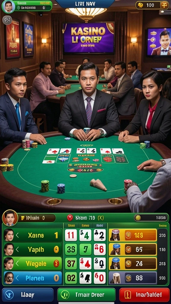 Tampilan gameplay yang dinamis dan penuh warna.