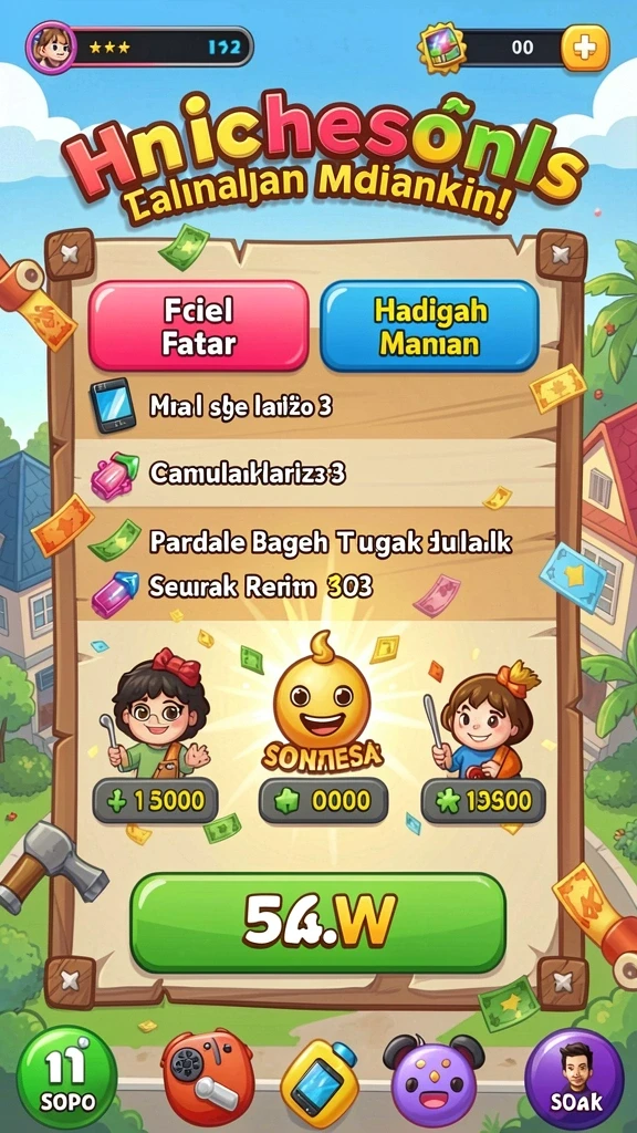 Tampilan antarmuka yang modern dan menarik.