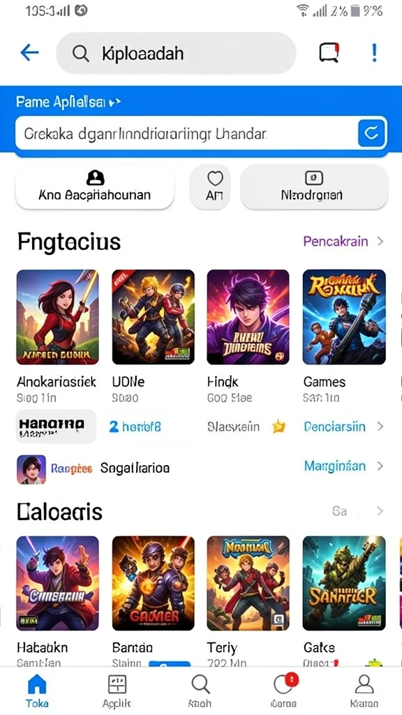 Karakter unik dengan kemampuan menarik.