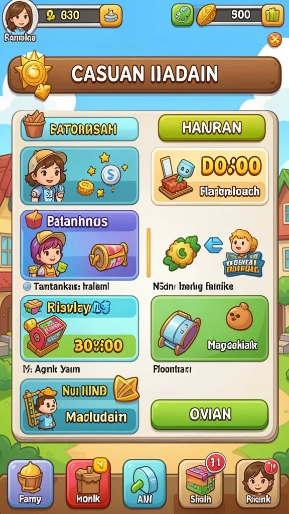 Beragam pilihan permainan yang seru dan mendebarkan.