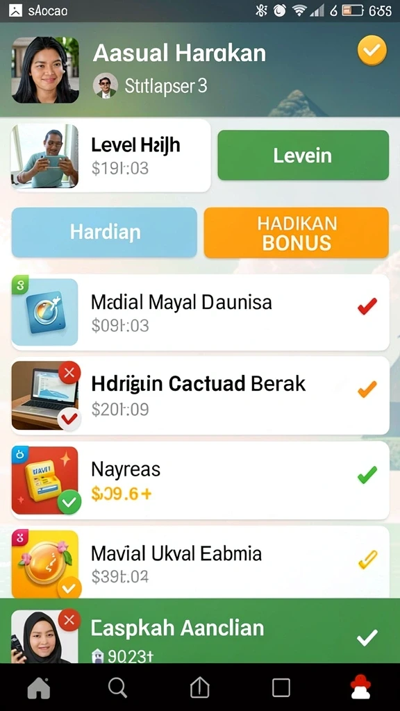 Tampilan antarmuka yang user-friendly dan menarik.