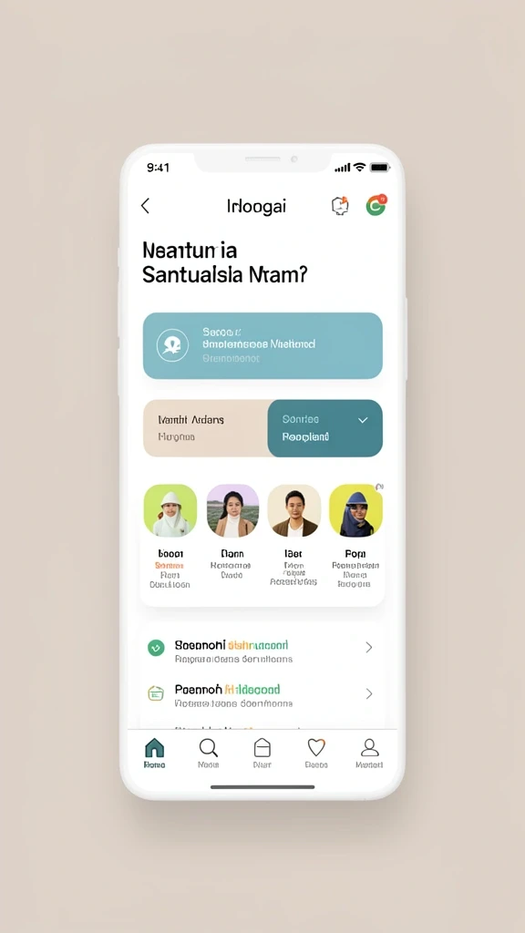Tampilan antarmuka yang modern dan menarik.