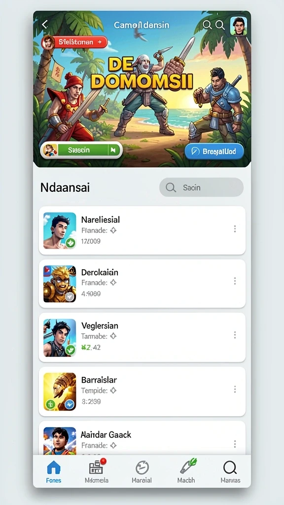 Screenshot menggambarkan antarmuka yang sederhana dan mudah digunakan.